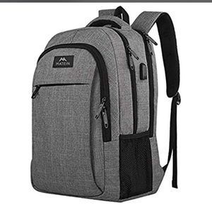Grey travel or school backpack